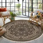 RelaxBohoTasselEuropeanRoundRugsLivingRoomCarpetsDecorationMachineWashable Homeko2