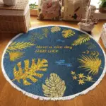 RelaxBohoTasselEuropeanRoundRugsLivingRoomCarpetsDecorationMachineWashable Homeko8