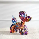 Resin-Graffiti-Balloon-Dog-Figurines-for-Interior-Home-Desktop-Decoration-Painting-Colorful-Art-Animals-Statue-Crafts Resin Graffiti Balloon Dog Figurines for Interior Home Desktop Decoration Painting Colorful Art Animals Statue Crafts