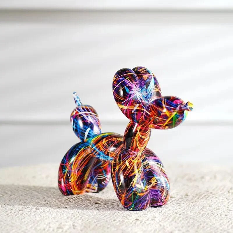 UrbanPup - Graffiti Balloon Dog Figures - ISTANBULLU LTD