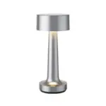 RestaurantBarTableLamp Cylinder Silver