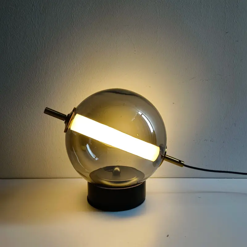 Retro Glazen Tafellamp Home Decor Ronde Bal Glazen Bureaulamp Voor Restaurant Studie Woonkamer Lamp Achtergrond Bedlampje 2ba3fd50 41e2 4299 b486 3fafa9ae552a
