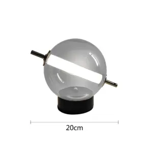 TimelessGlow - Retro Glass Table Lamp