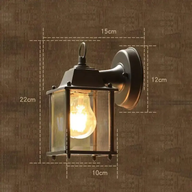 Retro Outdoor Waterproof E27 Wall Lamp Garden Gateway Sconce Courtyard Corridor Villa Residential Balcony Lighting 79a81d3d 2131 4d82 b16f f2dec9d2d0ea