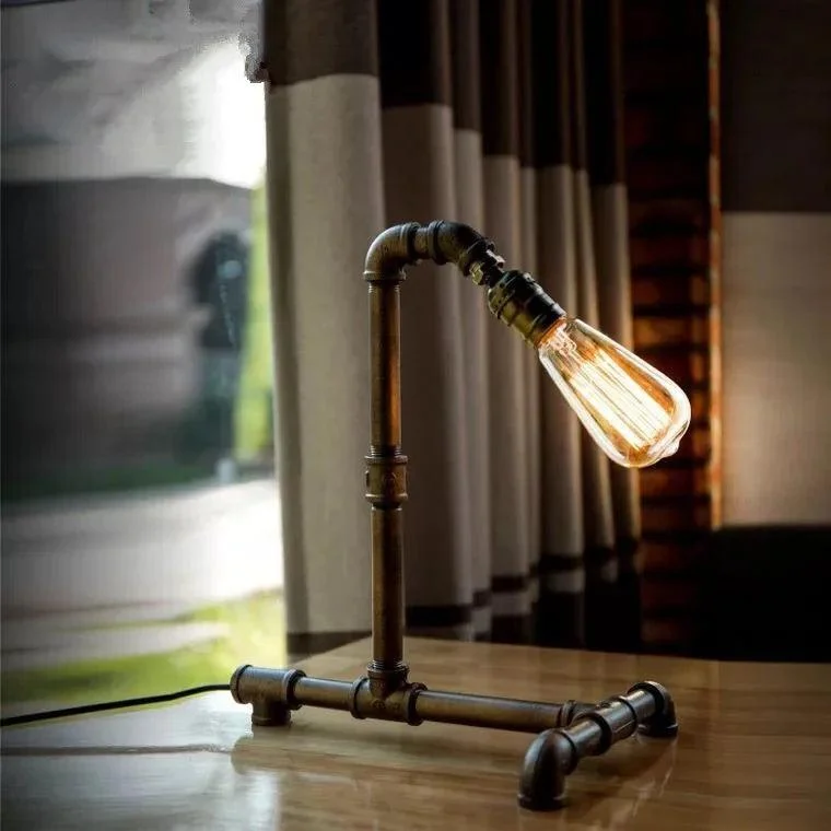 Retro Table Lamp Loft Vintage Lighting Originality Desk Lights For Study Bedroom Rustic Metal Table Lamp D6430b5d Bcd4 44ac Ae2d B7ab17ab83ee