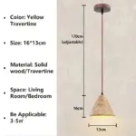 Retro Wabi Sabi E27 Pendant Lamp For Dining Room Bedside Study Chandelier Indoor Home Decor Light 1a74ad9c f2f7 4ecc 9da6 b8456956a989
