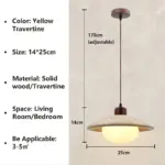 Retro Wabi Sabi E27 Pendant Lamp For Dining Room Bedside Study Chandelier Indoor Home Decor Light 4a7d68be 489b 4e71 a2c4 a570b168f089