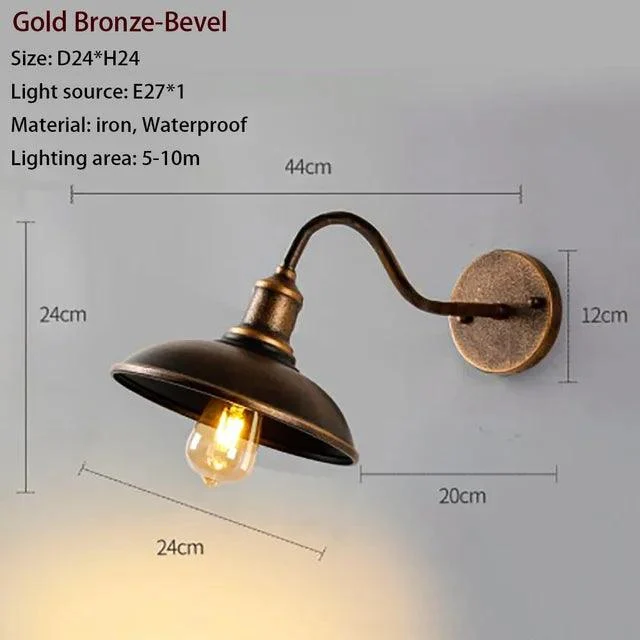 Retro Wall Lamp Outdoor Waterproof Wall Light Vintage American Country Garden Sconce Doorway Courtyard Industrial Rust.jpg 640x640 C869f140 59de 4134 9e9a A353a3d26147