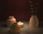 RetroAestheticMatteCeramicVase