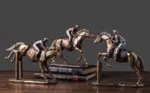 RetroArtHorseSculpturesandStatuesFigurineforLivingRoom Homeko5