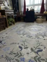 RetroBohoBirdFloralRugCarpetLargeAreaLivingRoomBalcony Homeko4