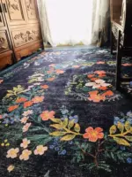 RetroBohoBirdFloralRugCarpetLargeAreaLivingRoomBalcony Homeko6