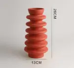RetroColorfulCeramicDonutVase