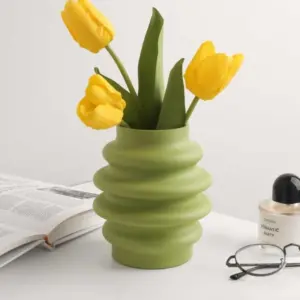 Retro Colorful Ceramic Donut Vase - ISTANBULLU LTD