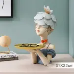 RetroFlowerHatGirlTray Homeko2