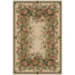 RetroFlowerRugCarpetSoftComfortableforBedroomDecoration Homeko12