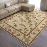 RetroFlowerRugCarpetSoftComfortableforBedroomDecoration Homeko5