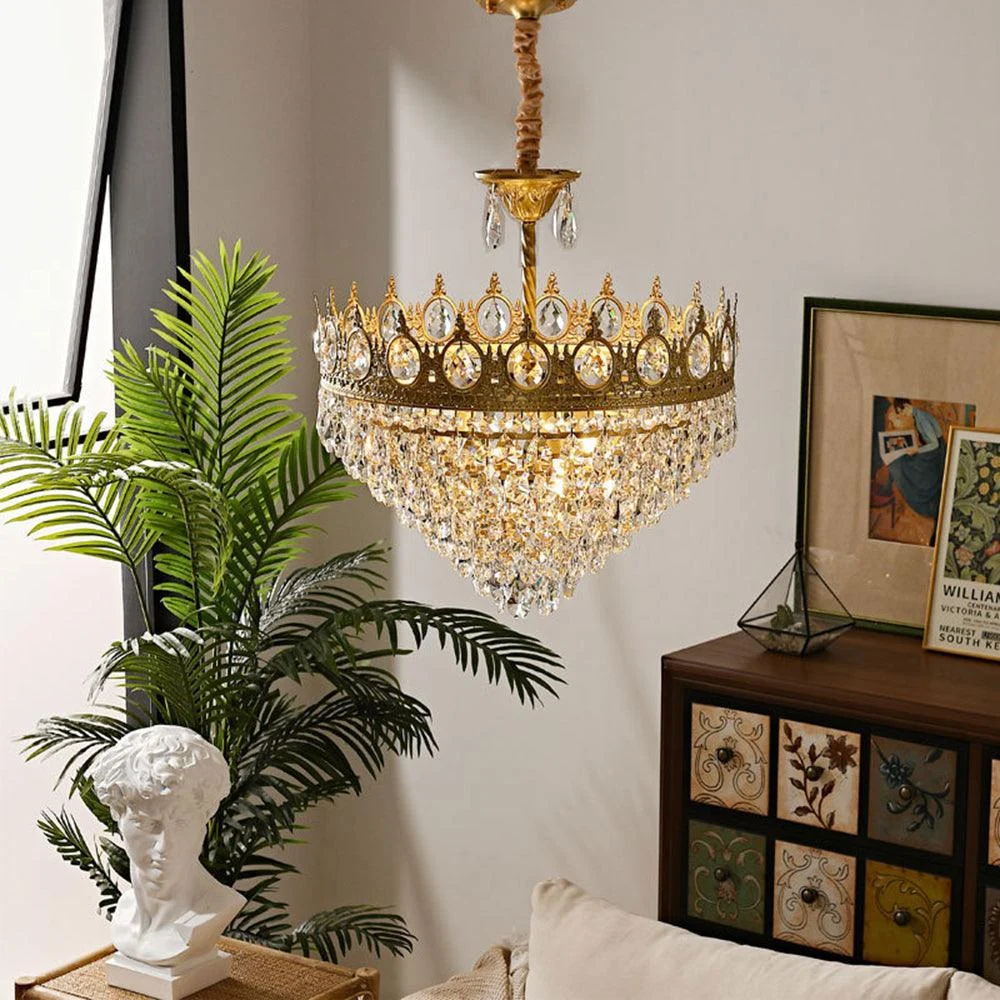 Retrofrenchgoldcrystalchandelier 12