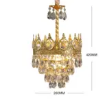 RetroFrenchGoldCrystalChandelier_2 RetroFrenchGoldCrystalChandelier
