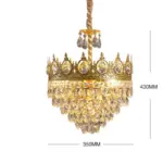 RetroFrenchGoldCrystalChandelier_3 RetroFrenchGoldCrystalChandelier