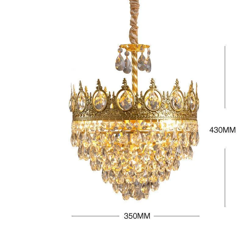 Retrofrenchgoldcrystalchandelier 3