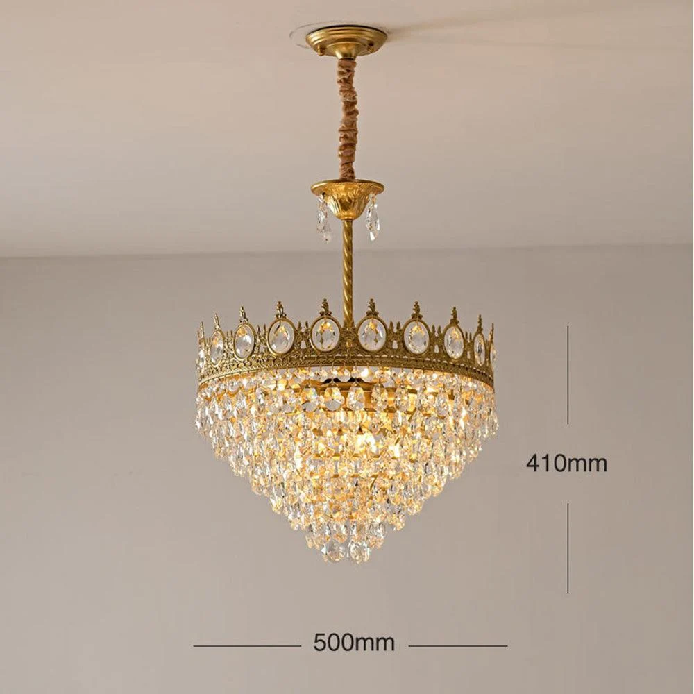 Retrofrenchgoldcrystalchandelier 7