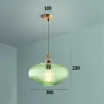 RetroGreenLanternGlassPendantLamp_16 RetroGreenLanternGlassPendantLamp