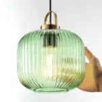 RetroGreenLanternGlassPendantLamp_5 RetroGreenLanternGlassPendantLamp