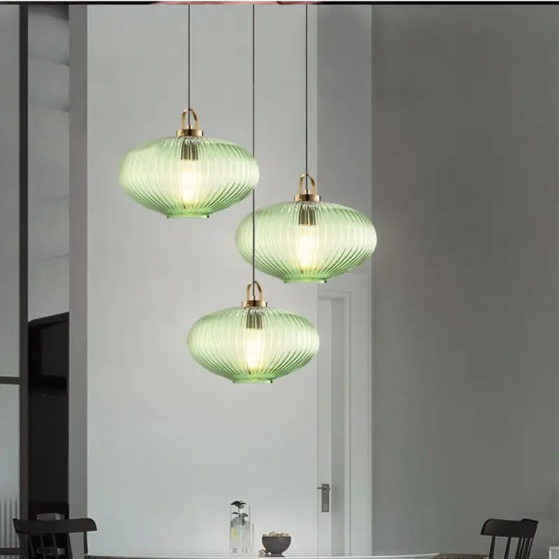 RetroGreenLanternGlassPendantLamp_8 RetroGreenLanternGlassPendantLamp