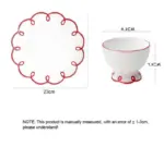 RetroHandmadeCeramicPlatesBowlSet
