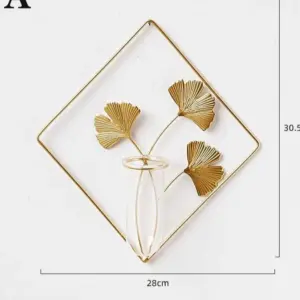 Retro Hydroponic Metal Wall Vase - ISTANBULLU LTD