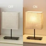 RetroJapaneseFabricTableLampUSBDimmableLightingBedside Homeko3