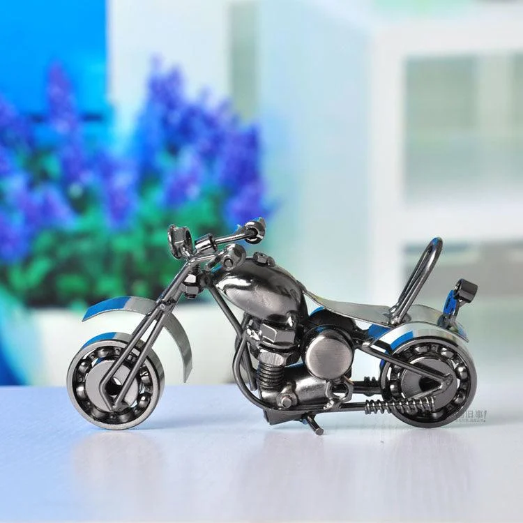 Retro Metal Handmade Cruiser Motorcycle - Homeko