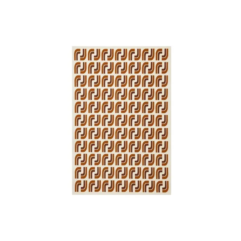 RetroMid CenturyMordernPatternAreaCarpetRugorange
