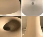 RetroMidcenturyOrangeMushroomLamp