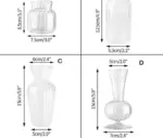 RetroSmallRibbedGlassVase_8 RetroSmallRibbedGlassVase