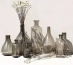 RetroSmokeyGreyBubbleGlassVase_7 RetroSmokeyGreyBubbleGlassVase