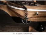 RetroWoodenHandmadeSailboatMiniature Homeko6
