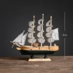 RetroWoodenHandmadeSailboatMiniature Homeko8