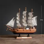 RetroWoodenHandmadeSailboatMiniature Homeko9