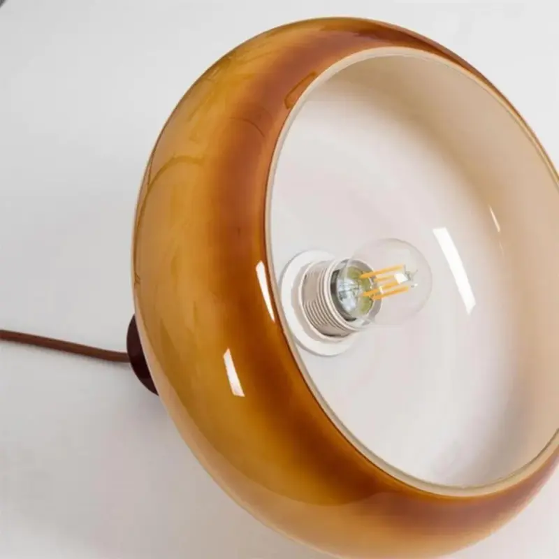 RetroWoodenYellowDomeKitchenIslandHangingLight Homdiy