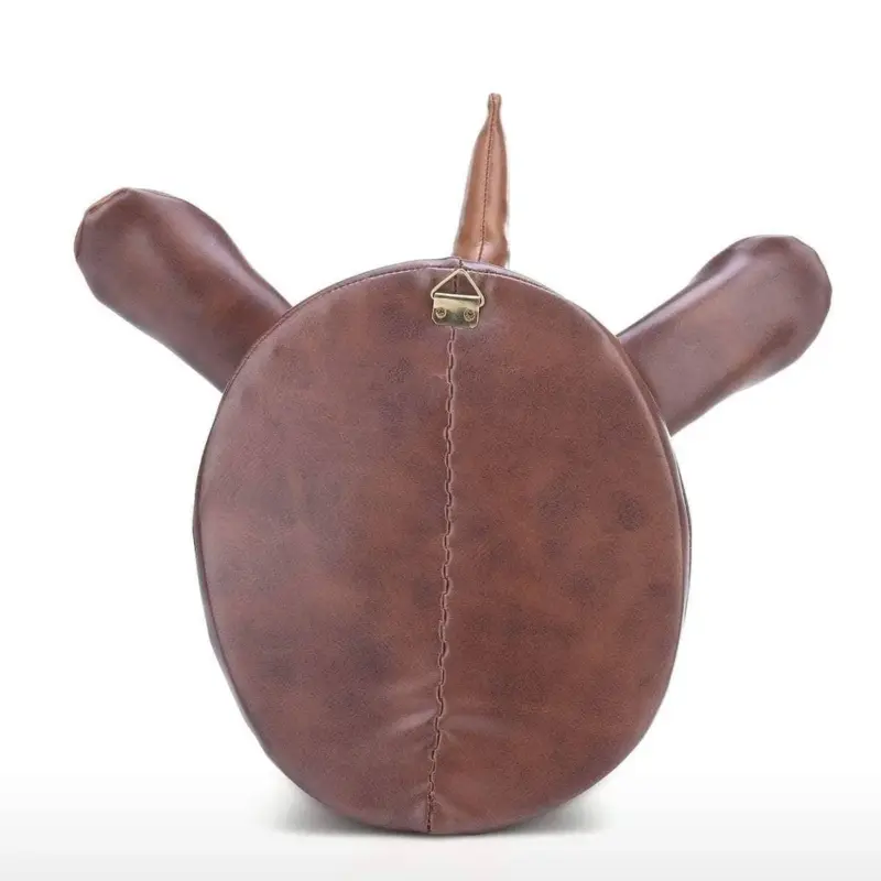 Rhino Head Wall Hanging Playful Cartoon Inspired Decor for Your Wall