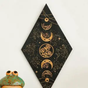 Rhomboid Wooden Wall Decor - Homeko