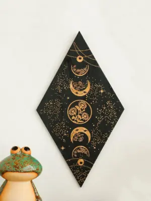 Rhomboid Wooden Wall Decor
