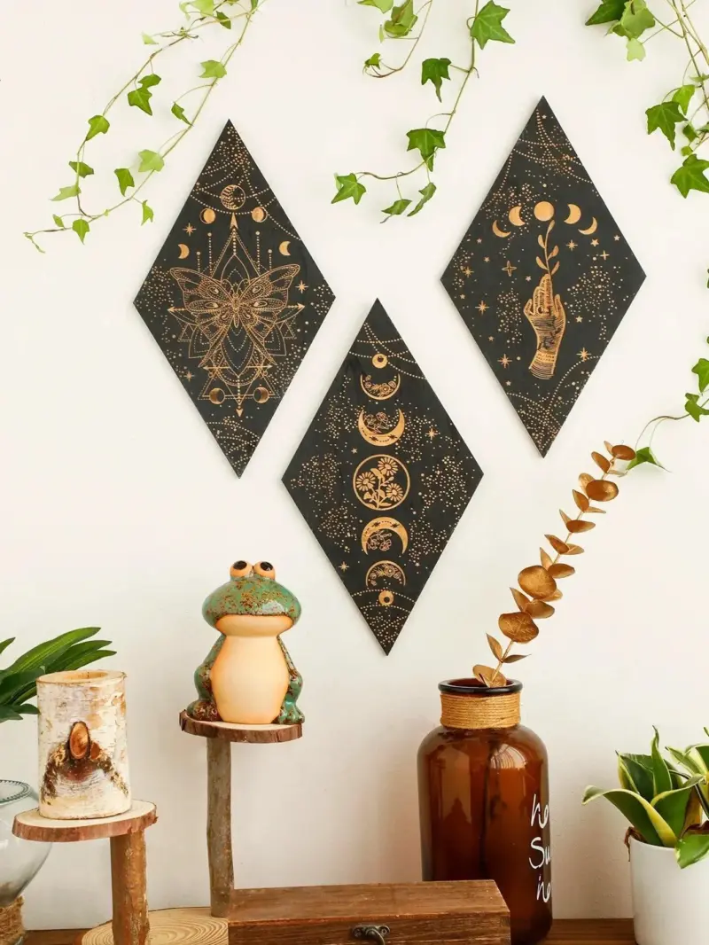 RhomboidWoodenWallDecor Homeko2