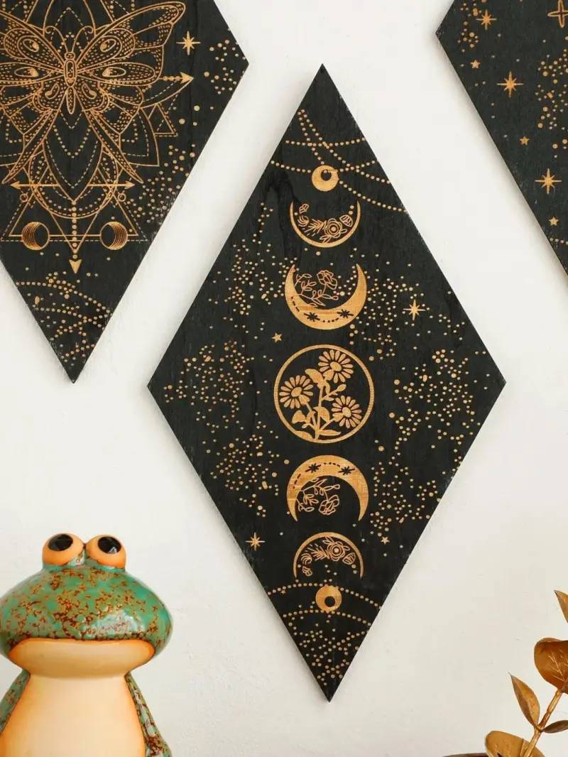 RhomboidWoodenWallDecor Homeko3