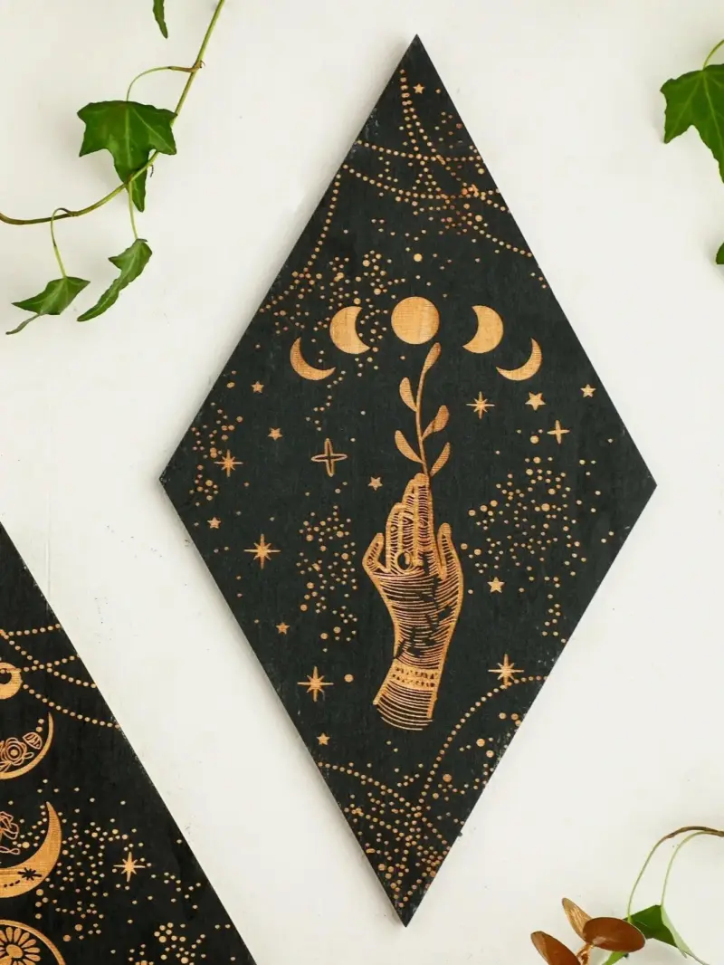 RhomboidWoodenWallDecor Homeko4