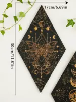 RhomboidWoodenWallDecor Homeko5
