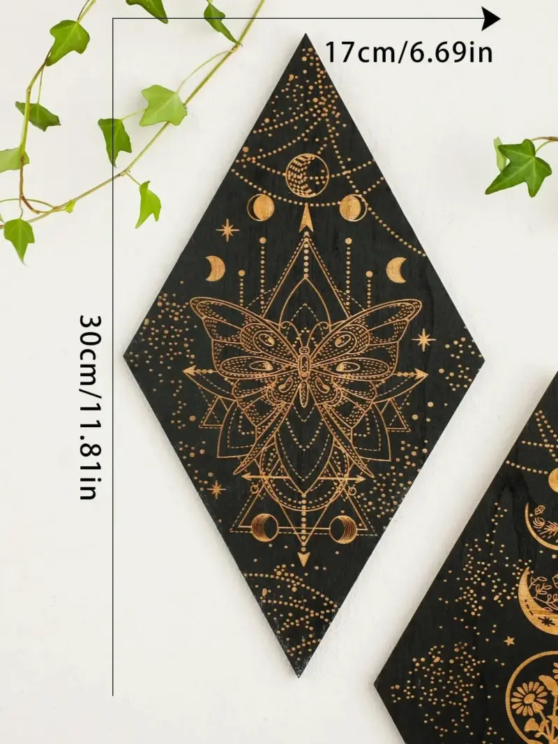 RhomboidWoodenWallDecor Homeko5