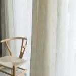 Rideau de gaze pais en lin de style japonais moderne pour fen tre de chambre coucher